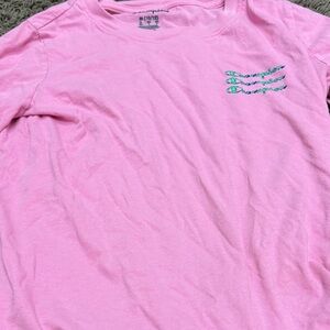 Champion Pink Tee with Green Logo